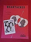 Heartaches, cover featuring The Andrews Sisters 1942