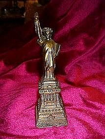 Statue of Liberty pot metal figure