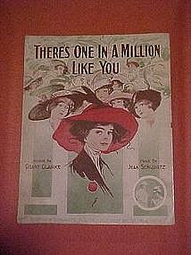 There's one in a million like you, Gibson girls cover