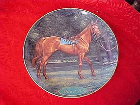 Danbury Mint Man o' War, collectors horse plate