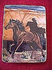 Thunder in the Canyon Mystery Rider, horse plate