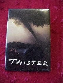 Twister, movie promotional pin back button