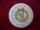 Hallmark Happy Holly Days pin back button