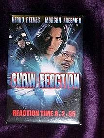 Chain Reaction, movie pin back button