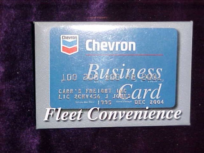 Chevron credit card advertising, pin back button