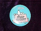 Camp Snoopy, pin back button