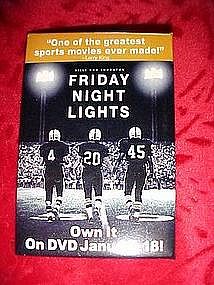 Friday Night Lights, promotional pin back button