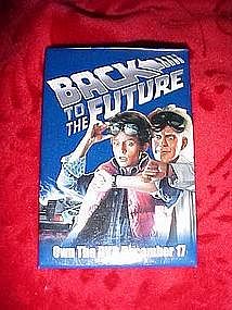 Back to the future, dvd promo pin back button