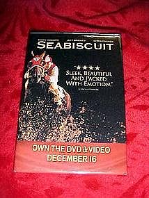 Seabiscuit, promotional pin back button