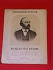 Compositions ,Polacca Brillante, sheet music 1890s era