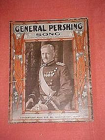 General Pershing Song, sheet music 1918