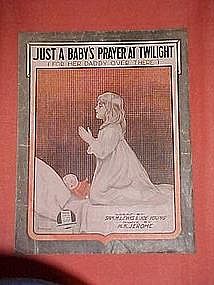 Just a baby's prayer at twilight (for her daddy over...