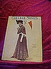 College Song No.3, sheet music book 1907