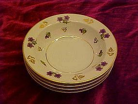 Noritake avalon 5 5/8"  rimmed dessert bowls