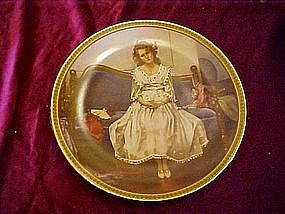 Rockwell's Waiting at the dance, plate by Knowles #5