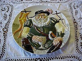 Falstaff, Toby plate by Davenport pottery Co 1985