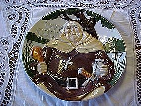 Friar Tuck, Toby collector plate by Davenport