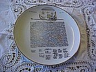 Declaration of Independence collectors plate