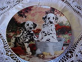 You missed a spot, Dalmation collector plate 1995