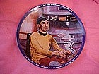 Star Trek Sulu collector plate by Susie Morton