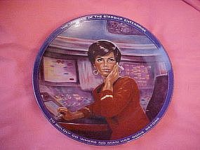 Star Trek Uhura, collector plate by Susie Morton