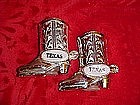 Metal Souvenir boots from Texas