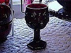 Avon ruby red Cape Cod small wine glass