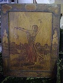 Vintage Golde Pyrography picture of Solome