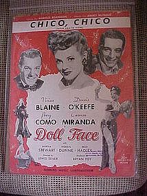 CHICO,CHICO (from Porto Rico), from movie Doll Face