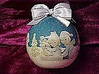 Enesco Precious Moments decopage Christmas ornament