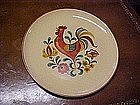 Rooster plate, Pennsylvania Dutch style
