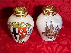 Souvenir shakers from Fulda-Dom Germany