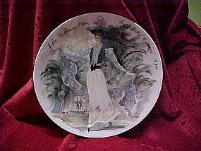Lea, Plate #7 Women of the century, D'Arceau Limoges