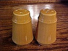 Large tan pottery/ceramic  shakers