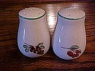 Berries and grapes salt and pepper shakers