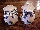 ceramic salt & pepper shakers, fruit decorations