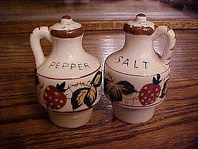 Nasco strawberry salt and pepper shakers