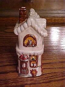 Victorian toy shop salt and pepper shaker set