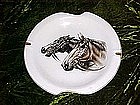 Large Norleans ashtray with horse heads
