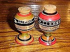 Hand carved Mexico souvenir salt and pepper shakers