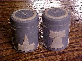 Vintage Wedgewood "look" salt and pepper shakers