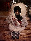 Souvenir eskimo doll, sleepy eyes