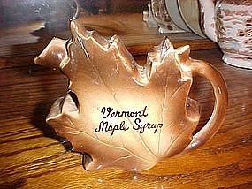 Old  souvenir maple syrup pitcher from Vermont