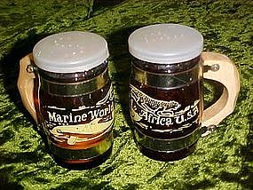 Marine world Africa salt and pepper shakers