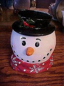 Snowman head, cookie / treat jar
