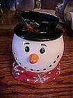 Snowman head, cookie / treat jar