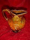 McCoy 11 oz drip glaze pitcher, grape design