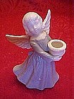 Lladro look ,angel candle holder