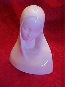 Vintage ceramic Madonna head