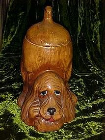 Basset hound cookie jar, Treasure craft USA